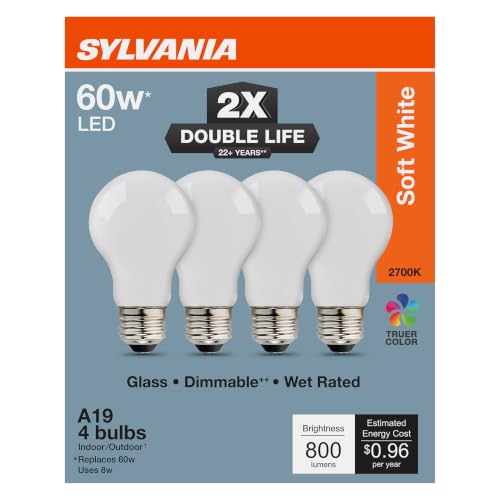 Sylvania Double Life LED Light Bulb (4 Count)