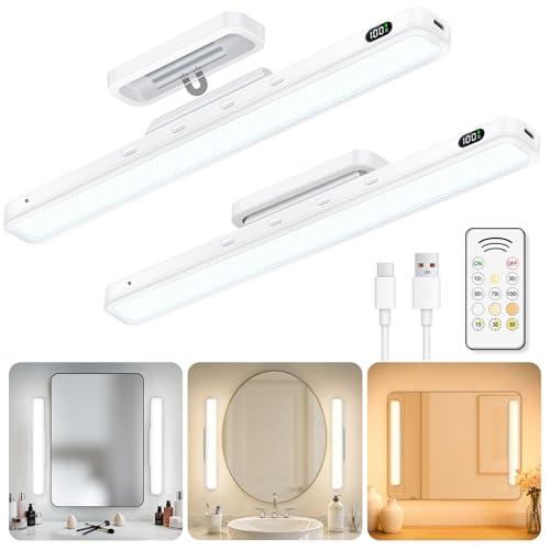 5W Mirror Lights with Remote Control (2 Count)