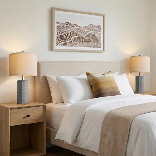 20.75'' Ceramic Small Table Lamps for Bedroom