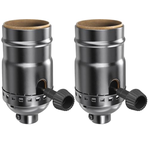 UL Listed Lamp Socket Replacement wtih ON (2 Count)