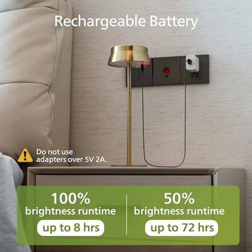 Cordless Table Lamp (2 Count)