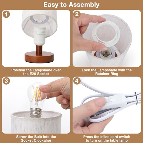 Desk Small Lamps Set of 2 (2 Count)