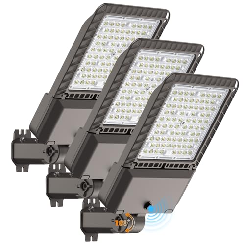 240W LED Parking Lot Light 60000LM Outdoor Street Lights 3 Pack (3 Count)