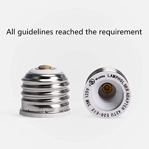 UL Listed E26 to E12 Adapter (10 Count)