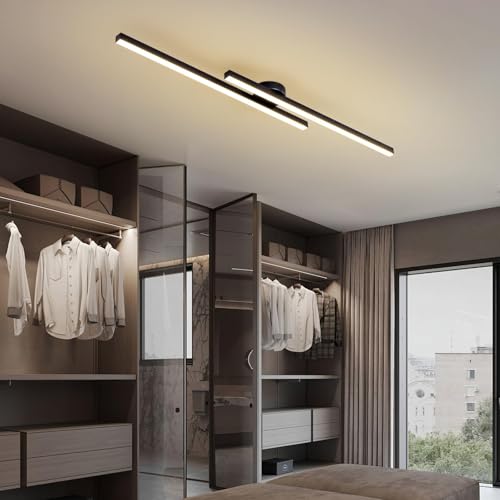 43.3" Modern Ceiling Light with Remote