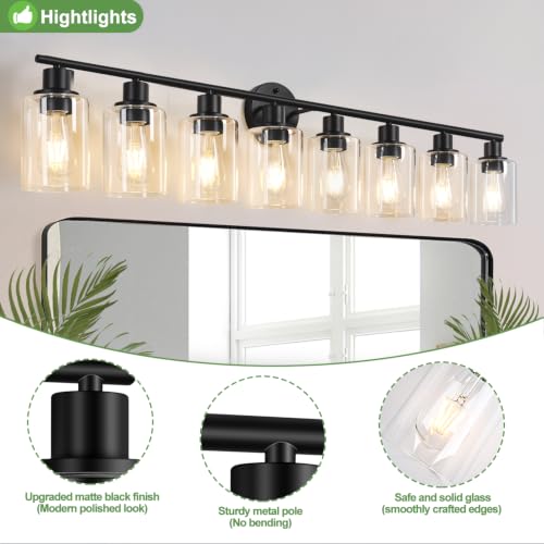 8 Light Bathroom Light Fixtures