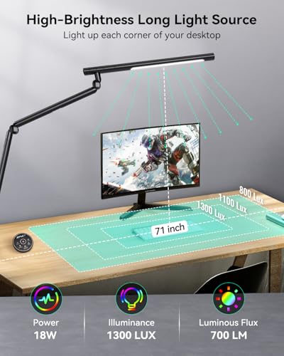 LED Desk Lamp with Clamp