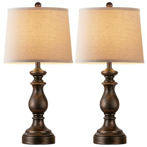 Traditional Table Lamp Set of 2 (2 Count)