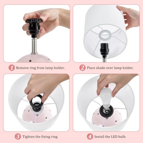 Small Table Lamp (Pink)