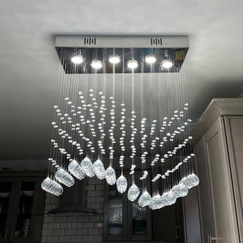 Modern Wave Chandelier