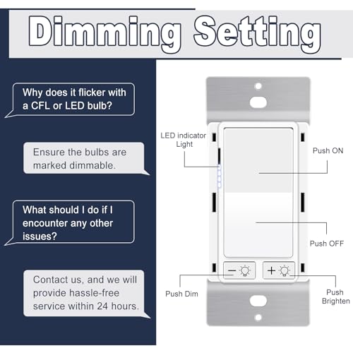 Dimmer Light Switch (10 Count)