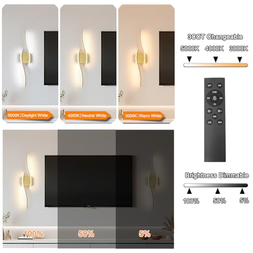 Battery Operated Wall Sconce Set of 2