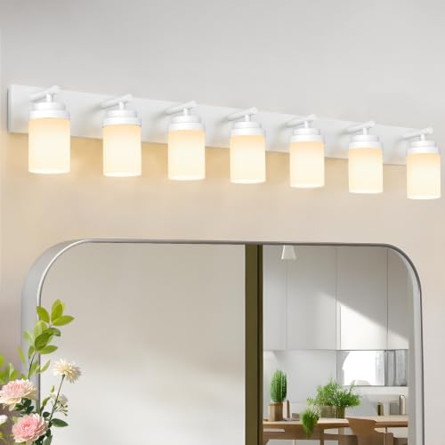 Bathroom Light Fixture White