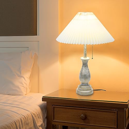 Farmhouse Table Lamp with Pull Chain Switch 3