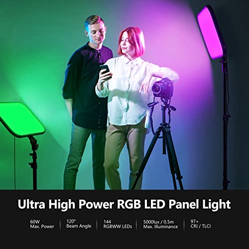 RGB168 18.3" RGB LED Video Panel Light with App Control (2 Count)