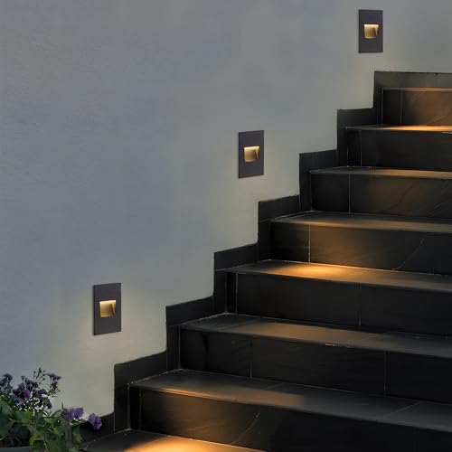 Stair Lights Indoor LED Outdoor Step Lights (4 Count)