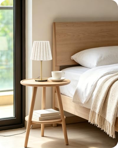 Small Bedside Table Lamps Set of 2 (2 Count)