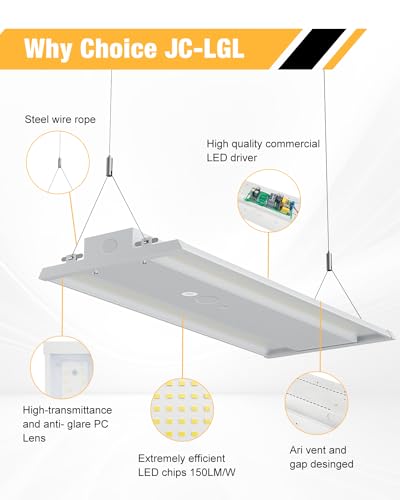 LED Linear High Bay Light 300W (4 Count)