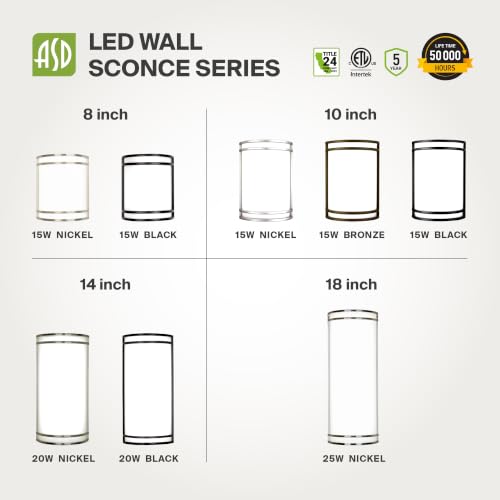 Indoor LED Wall Sconce Lights
