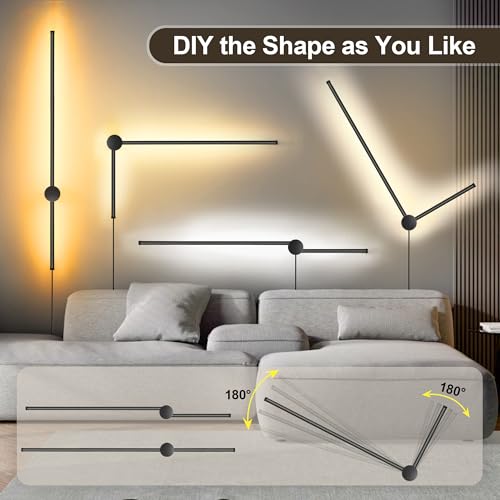 Wall Sconces Set of Two with Remote