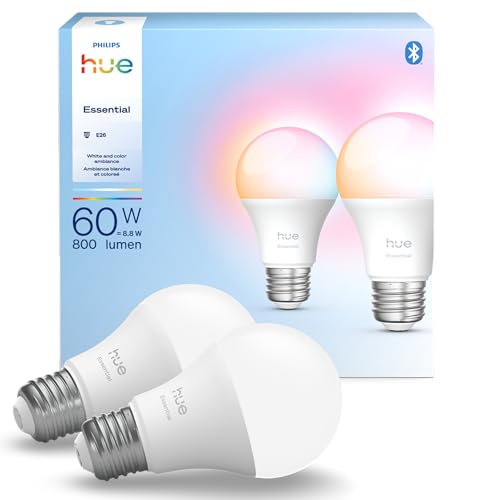 Essential Smart LED A19 Bulb (2 Count)