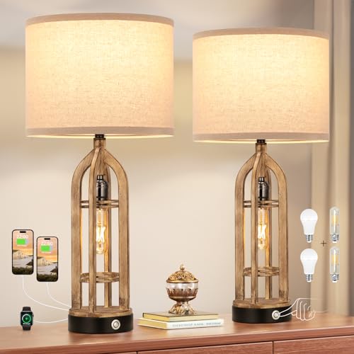 Table Lamps for Living Room (2 Count)
