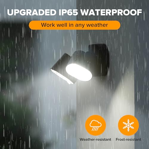 35W 4000LM LED FloodLights with 2 Sensors