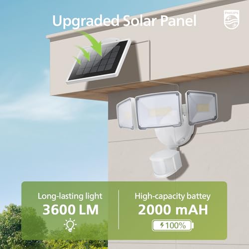 3600LM Solar Security Lights w