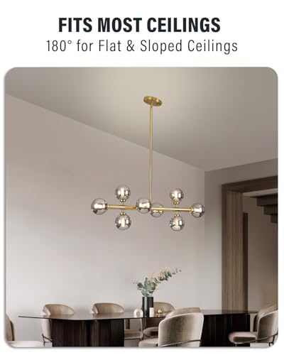 Modern Linear Chandeliers for Dining Room
