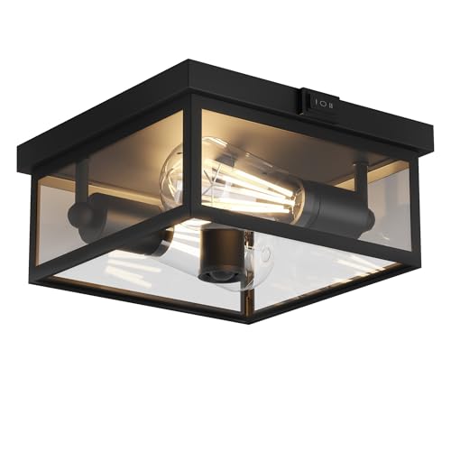 Outdoor Ceiling Light with Motion Sensor 12'' (2 Count)