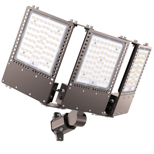 2025 New Upgraded 600W Dusk to Dawn LED Parking Lot Light 90000lm 5000K