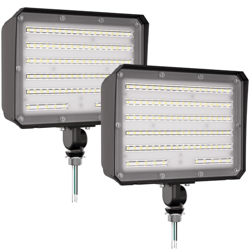 100W 14000LM LED Flood Lights Outdoor (2 Count)
