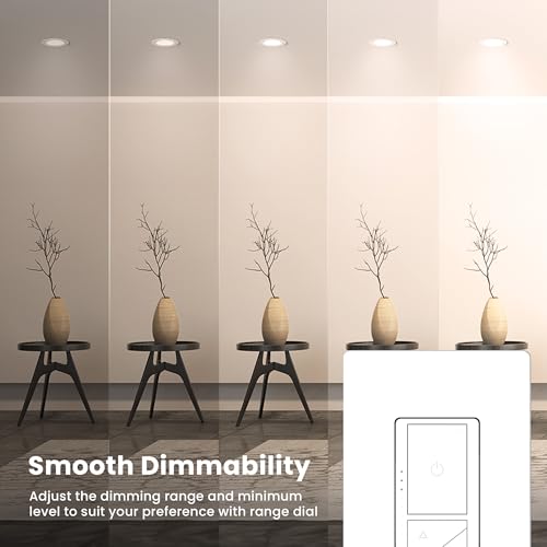 Smart WiFi Dimmer Switch with Remote