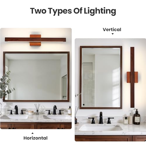 Modern Bathroom Light Fixtures Over Mirror