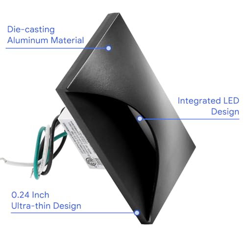 Energetic 120V LED Stair Lights (4 Count)