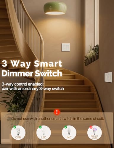 3 Way Smart Star Ring Dimmer Switch (2 Count)