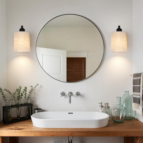 8 Inch Battery Operated Wall Sconces Set of 2 (2 Count)