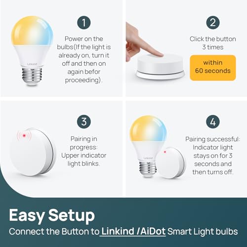 Matter Smart Light Bulbs (4 Count)