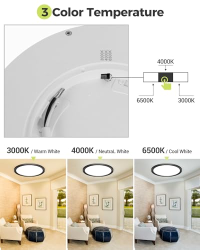 6PACK LED Flush Mount Ceiling Light (6 Count)