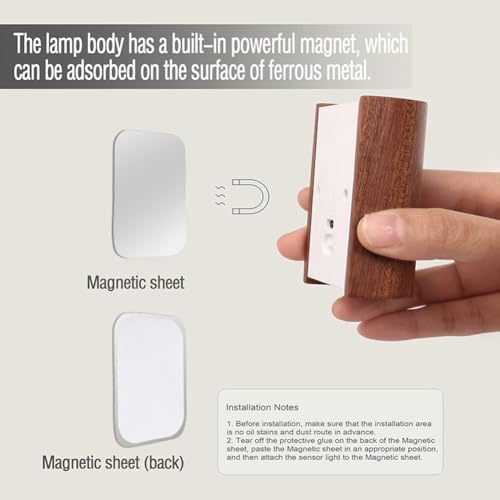 2 Pack Wood Step Light with Motion Sensor (2 Count)