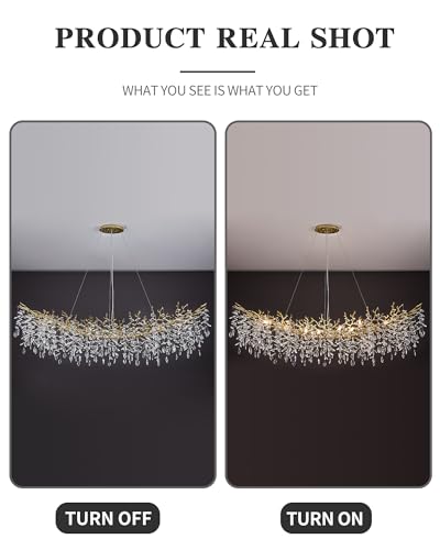 Modern Crystal Chandelier for Dining Room