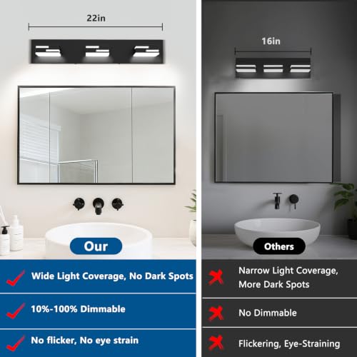 LED Modern Bathroom Vanity Light Fixtures