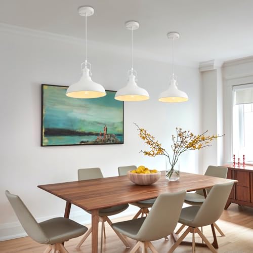 White Pendant Lights 2 Pack (2 Count)