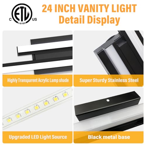 Bathroom Light Fixtures (2 Count)
