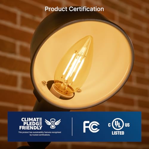 40W Equivalent LED Chandelier Light Bulbs (6 Count)