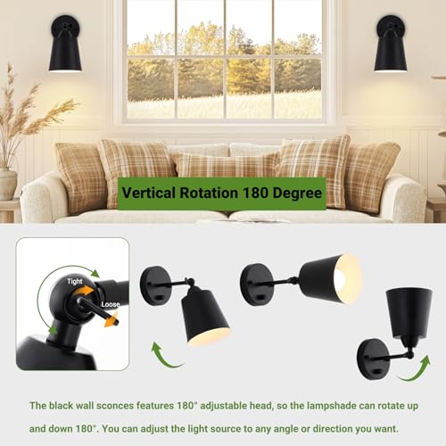 Dimmable Wall Sconces Set of Two (2 Count)