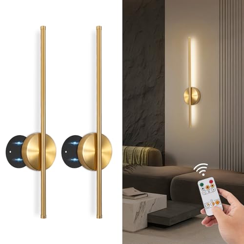 Battery Operated Wall Sconces Set of Two (2 Count)
