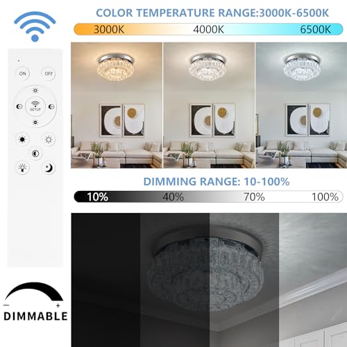 11.8" LED Chandelier 2