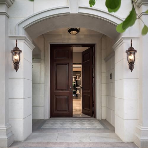 Brown Exterior Wall Sconces