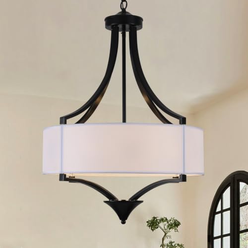 19.7" Drum Chandelier for Dining Room 6